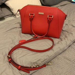 Red Kate Spade crossbody